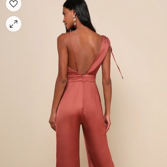 Lulu's Rust Colored Jumpsuit - Picture 3 of 5